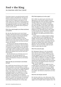 Media review - Fool v The King
