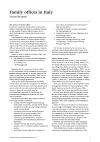 Family offices in Italy 