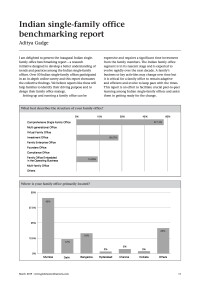 Indian single-family office benchmarking report