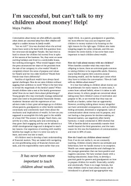 I'm successful, but can't talk to my children about money! Help!