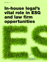 In-house legal's vital role in ESG and law firm opportunities