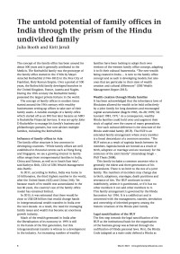 The untold potential of family offices in India through the prism of the Hindu undivided family