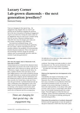 Luxury Corner - Lab-grown diamonds: the next generation jewellery?