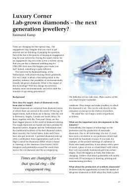 Luxury Corner - Lab-grown diamonds: the next generation jewellery?