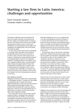 Starting a law firm in Latin America: challenges and opportunities