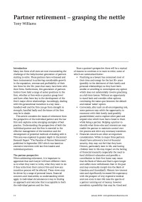 Partner retirement - grasping the nettle