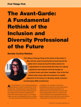 The Avant-Garde: A Fundamental Rethink of the Inclusion and Diversity Professional of the Future