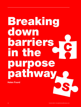 Breaking down barriers in the purpose pathway