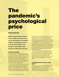 The pandemic's psychological price