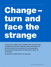 Change - turn and face the strange