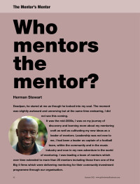 The Mentor's Mentor - Who mentors the mentor?