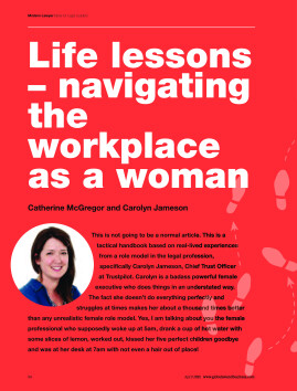 Life lessons - navigating the workplace as a woman