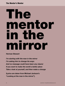 The Mentor's Mentor - The mentor in the mirror