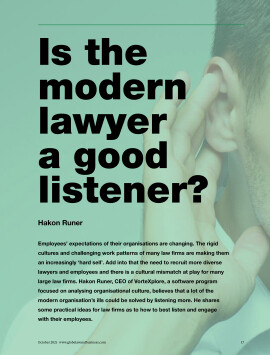 Is the modern lawyer a good listener?