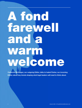 A fond farewell and a warm welcome