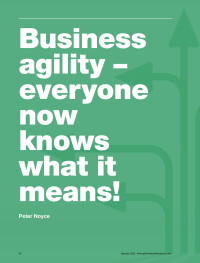 Business agility - everyone now knows what it means!