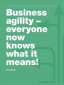 Business agility - everyone now knows what it means!