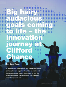 Big hairy audacious goals coming to life - the innovation journey at Clifford Chance