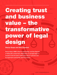Creating trust and business value - the transformative power of legal design
