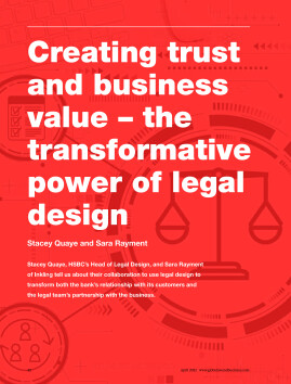 Creating trust and business value - the transformative power of legal design