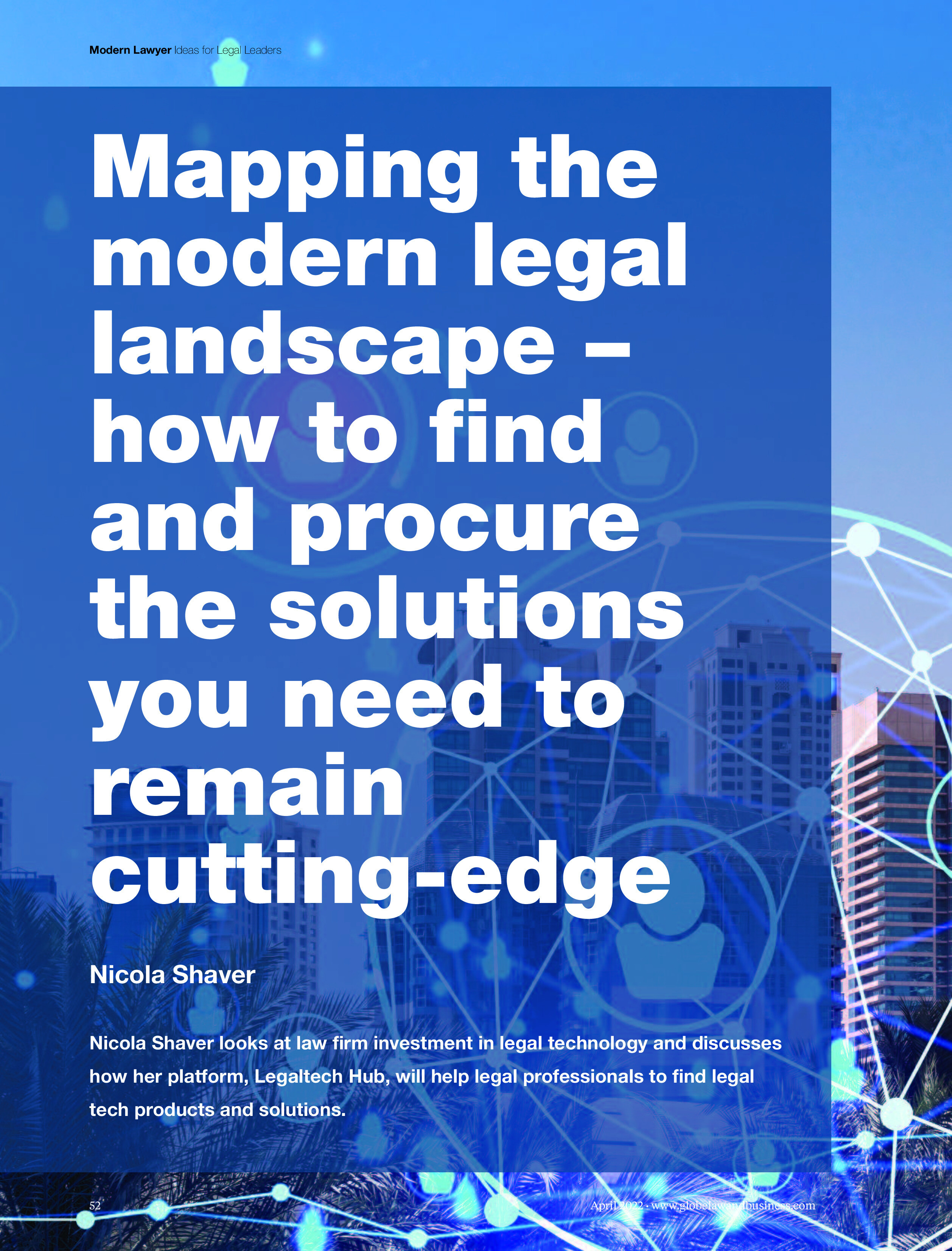 Mapping the modern legal landscape - how to find and procure the solutions you need to remain 