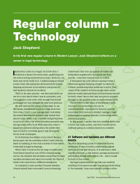 Regular column - Technology