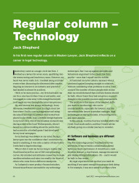 Regular column - Technology
