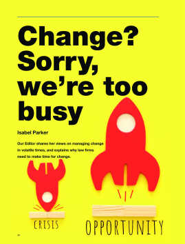 Change? Sorry, we're too busy