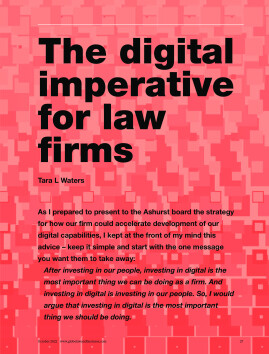 The digital imperative for law firms