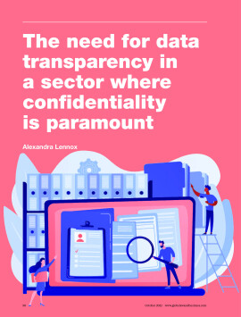 The need for data transparency in a sector where confidentiality is paramount