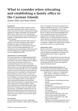 What to consider when relocating and establishing a family office in the Cayman Islands