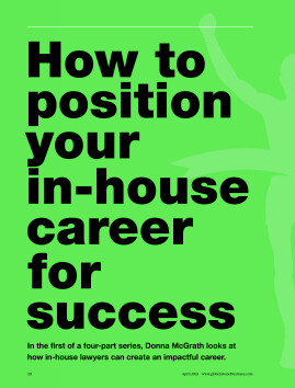 How to position your in-house career for success