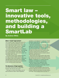 Smart law - innovative tools, methodologies, and building a SmartLab