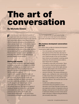 The art of conversation