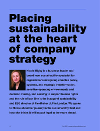 Placing sustainability at the heart of company strategy