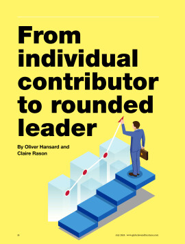 From individual contributor to rounded leader