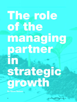 The role of the managing partner in strategic growth