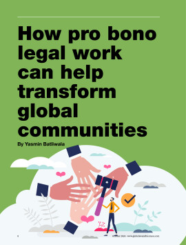 How pro bono legal work can help transform global communities