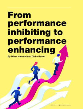 From performance inhibiting to performance enhancing