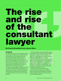 The rise and rise of the consultant lawyer