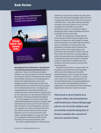 Book Review: Managing Partner Performance: Strategies for Transforming Under-performing Partners