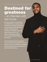 Destined for greatness: an interview with Akil Hunte