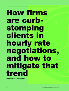 How firms are curb-stomping clients in hourly rate negotiations, and how to mitigate that trend