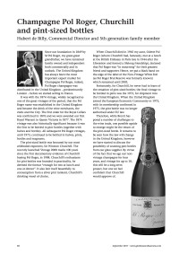 Luxury corner - Champagne Pol Roger