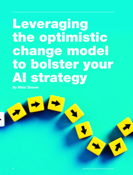 Leveraging the optimistic change model to bolster your AI strategy