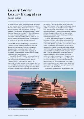 Luxury Corner - Luxury living at sea