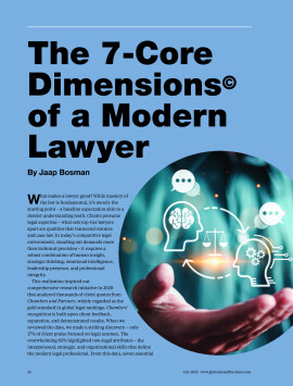 The 7-Core Dimensions(c) of a Modern Lawyer