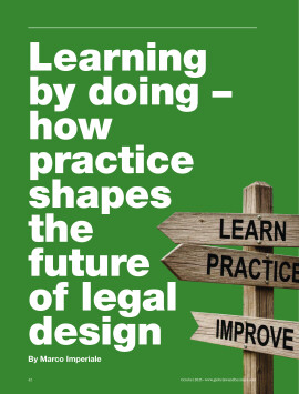 Learning by doing - how practice shapes the future of legal design